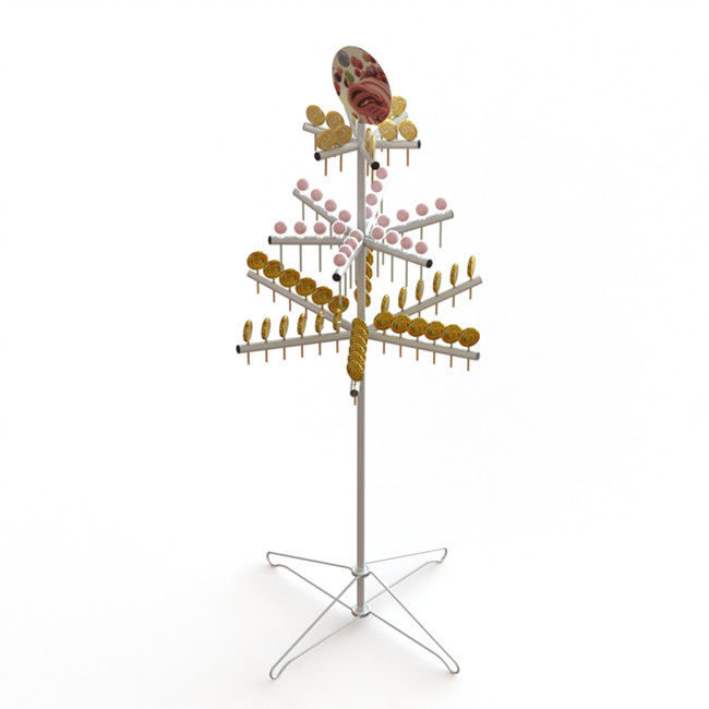 3 Layers Lollipop Metal Tree Display Rack With Foldabled Base