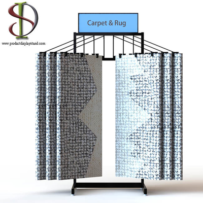 Wolldecken des Schwingen-Metallteppich-Bodenbelag-Präsentationsständer-6 - 12